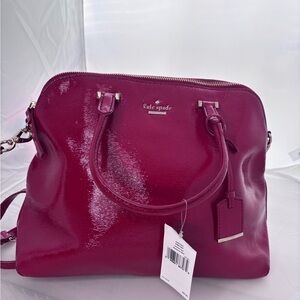 Kate Spade Red patent leather Shoulder Bag NWT